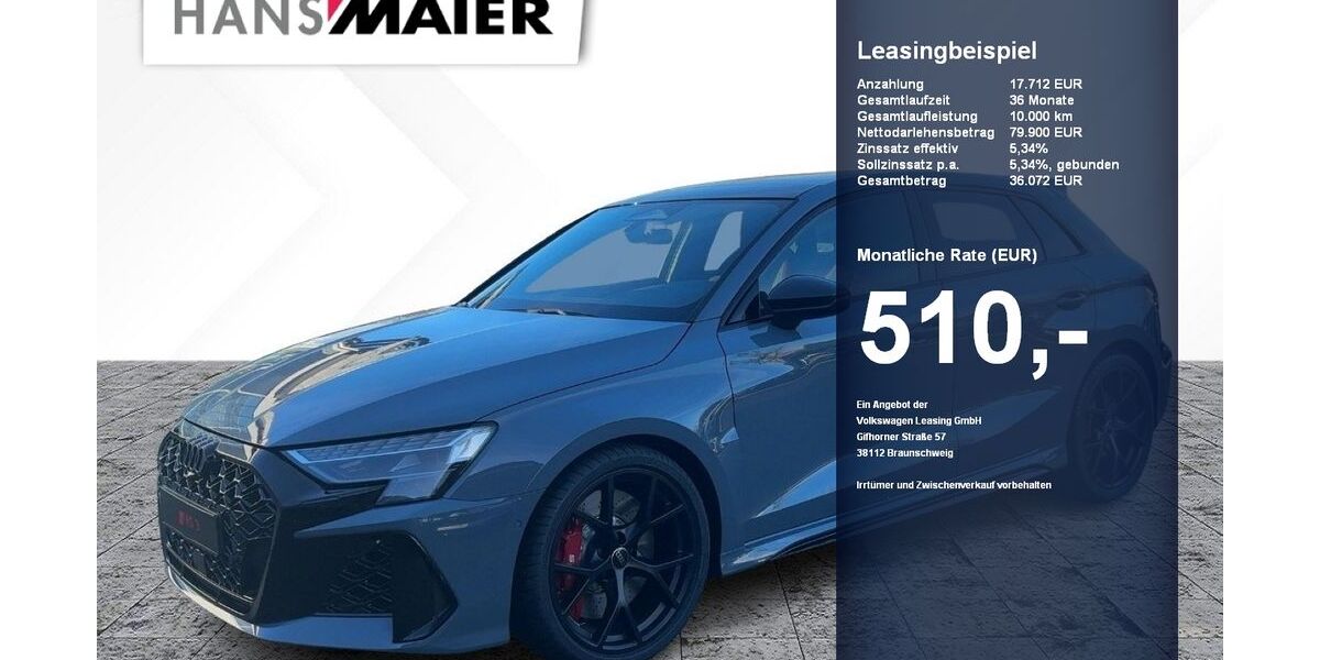 Audi RS3 1.500 km 79.900 &euro; Erding 85435