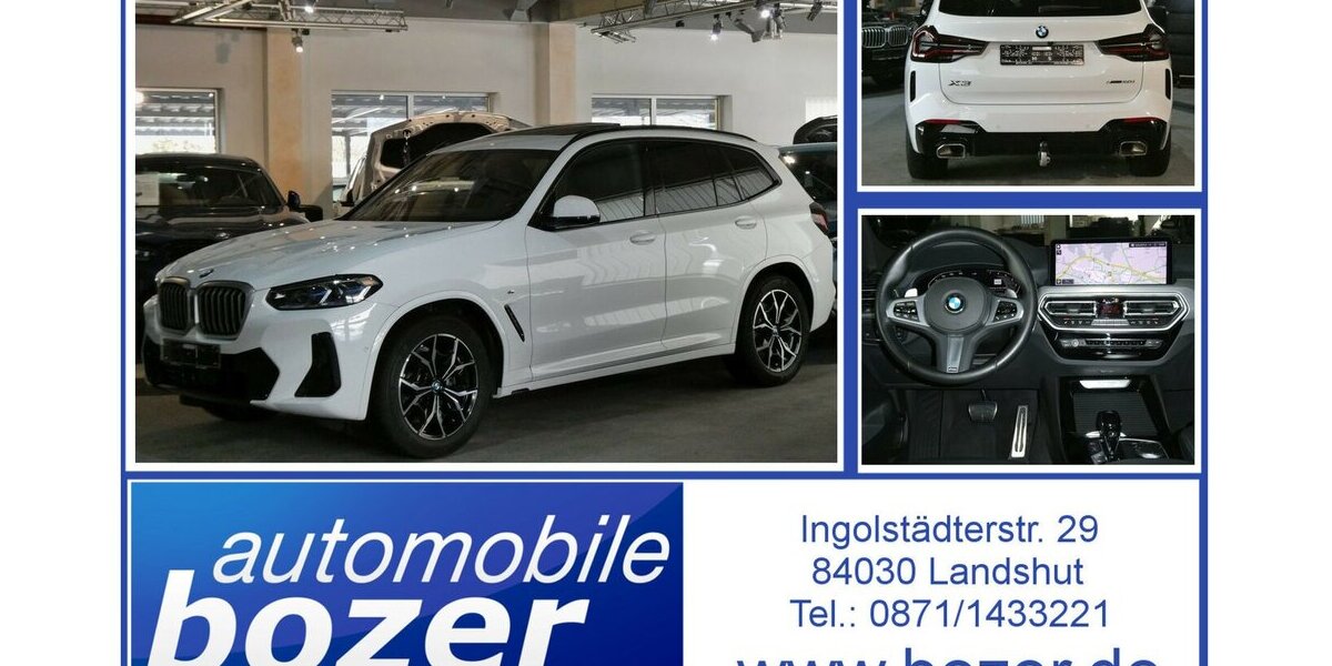 BMW X3 xDr20i MSport AHK,SSD,Laser,HUD,Echtleder 21.282 km 47.990 &euro; Landshut 84030