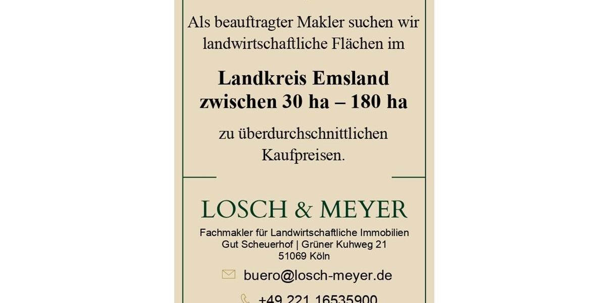 Grundstück Meppen - 16&euro; | Angebot:9499579
