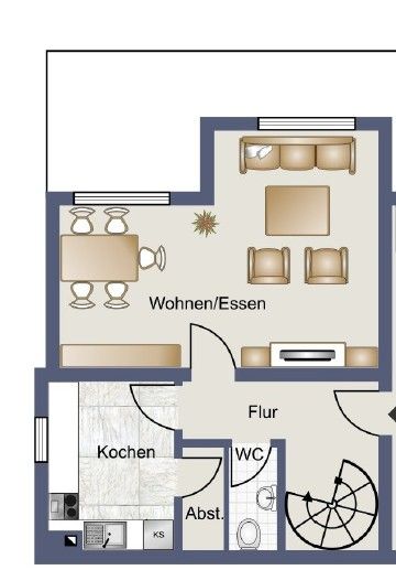 Daaden Mietwohnung 3ZKB 105qm Einbauküche Terrasse Balkon Wohnung - Maisonettenwohnung Daaden | Angebot:26247319