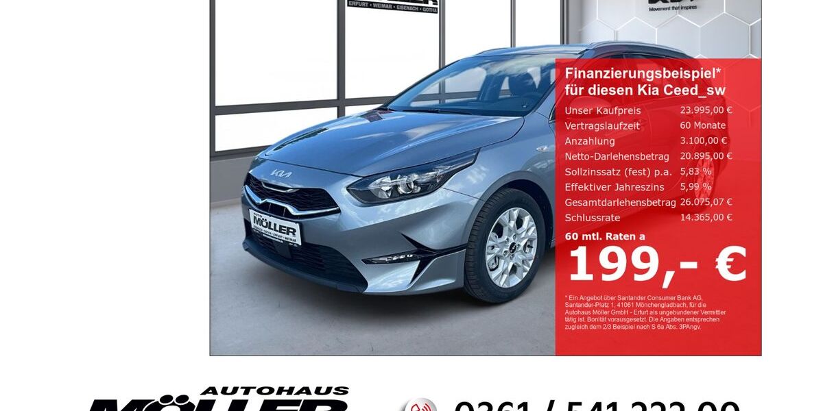 Kia ceed Sportswagon 19.017 km 23.449 &euro; Erfurt 99087