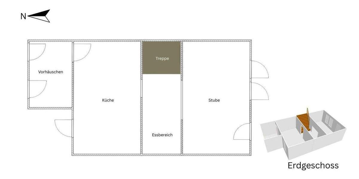 Doppelhaushälfte Ebersbach OT Naunhof Naunhof - 4 Zimmer, 132 m&sup2;, 279.000&euro; | Angebot:25670672