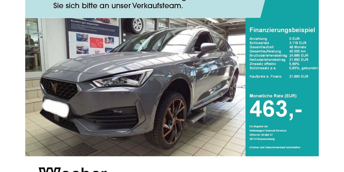 Cupra Leon 54.783 km 21.890 &euro; Weil der Stadt 71263
