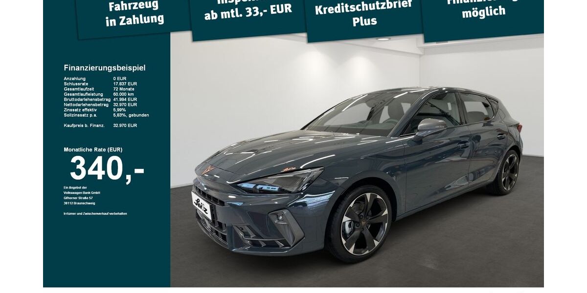 Cupra Leon 9.999 km 32.970 &euro; Lindenberg 88161