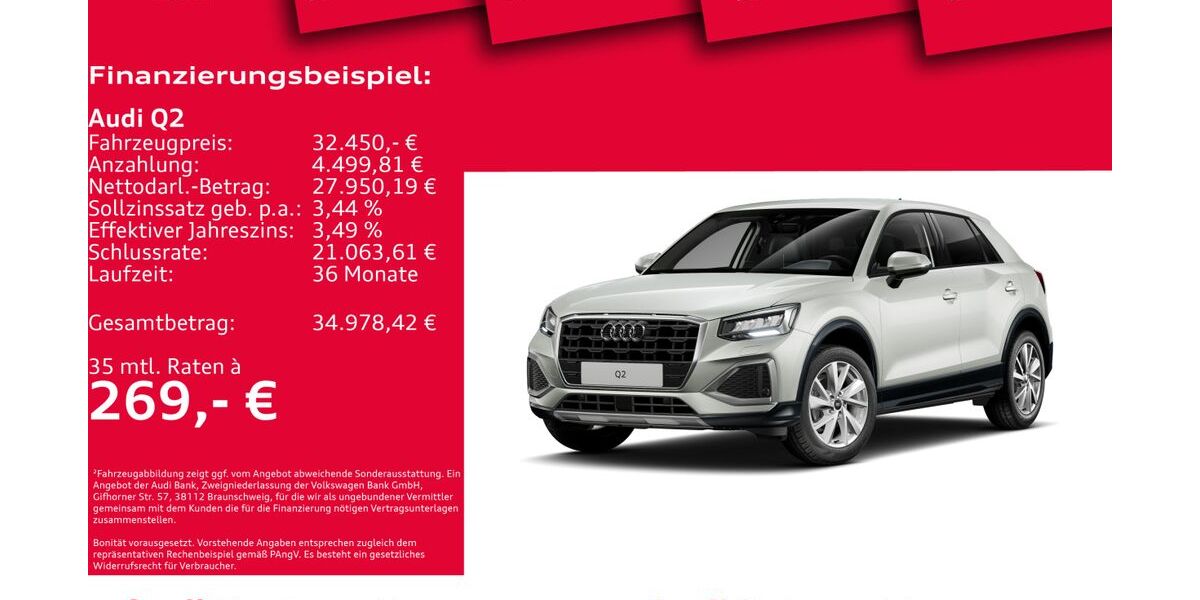 Audi Q2 13.405 km 32.450 &euro; Hannover 30179