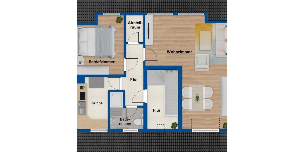 Dachgeschoßwohnung Lüneburg - 2.5 Zimmer, 50 m&sup2;, 240.000&euro; | Angebot:25880928