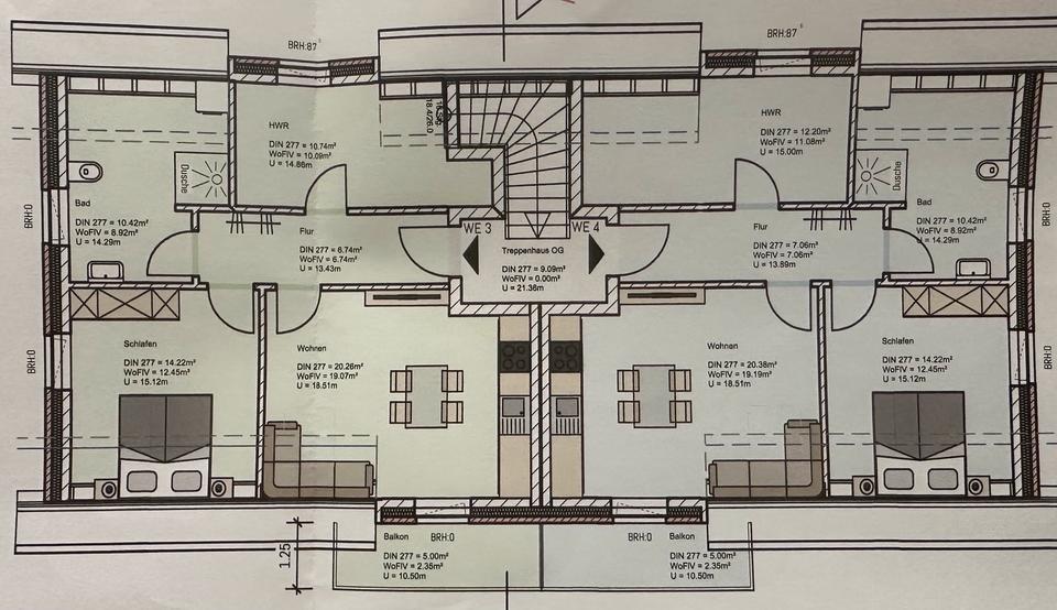 Dachgeschoßwohnung Leer (Ostfriesland) - 3 Zimmer, 65 m&sup2;, 790&euro; | Angebot:26415942
