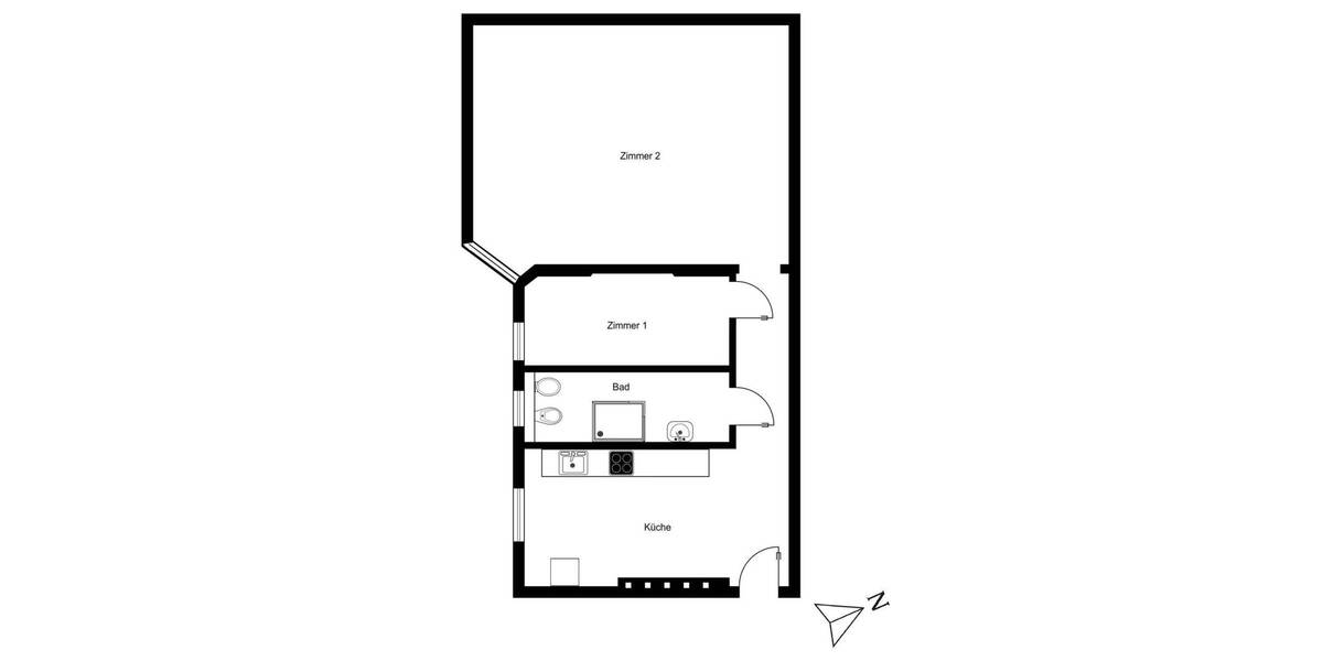 Etagenwohnung Berlin Halensee - 2 Zimmer, 67 m&sup2;, 460.000&euro; | Angebot:26346572