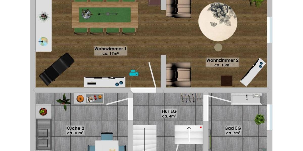 Sanierte 6-Zimmer DHH in Nieder-Eschbach mit Garage in Bestlage 6 zimmer