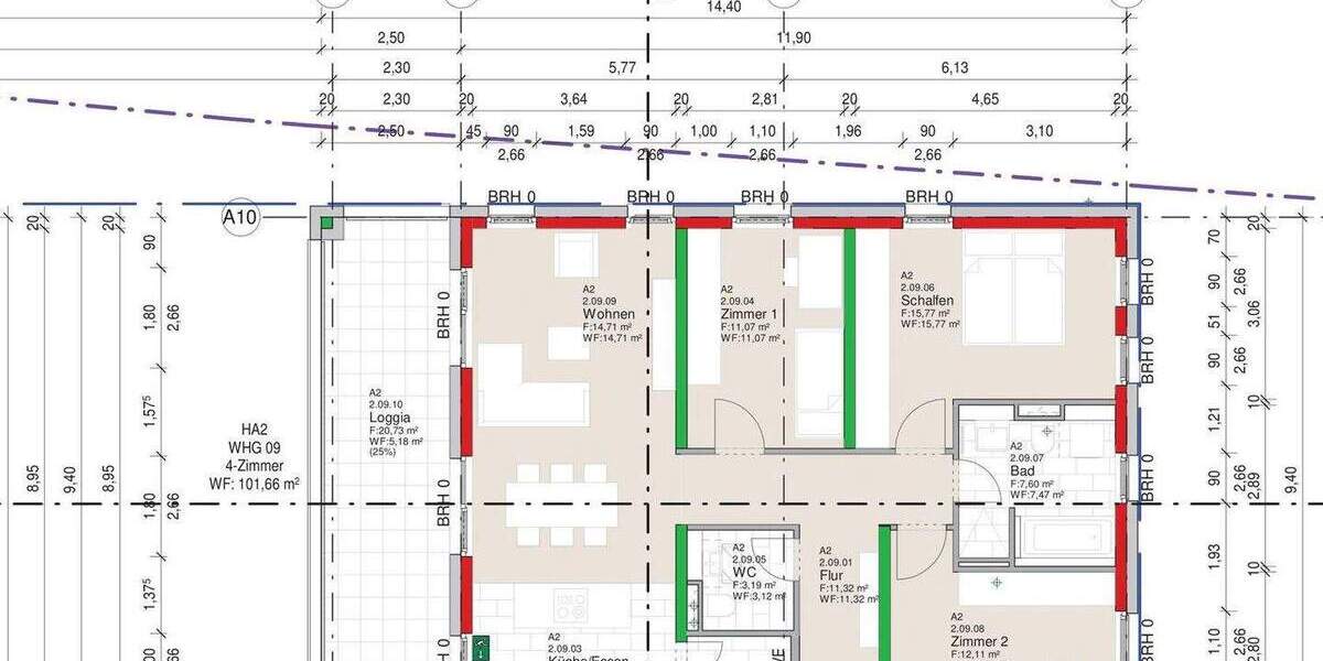 Etagenwohnung Waldbronn Reichenbach - 4 Zimmer, 101 m&sup2;, 579.000&euro; | Angebot:24155980