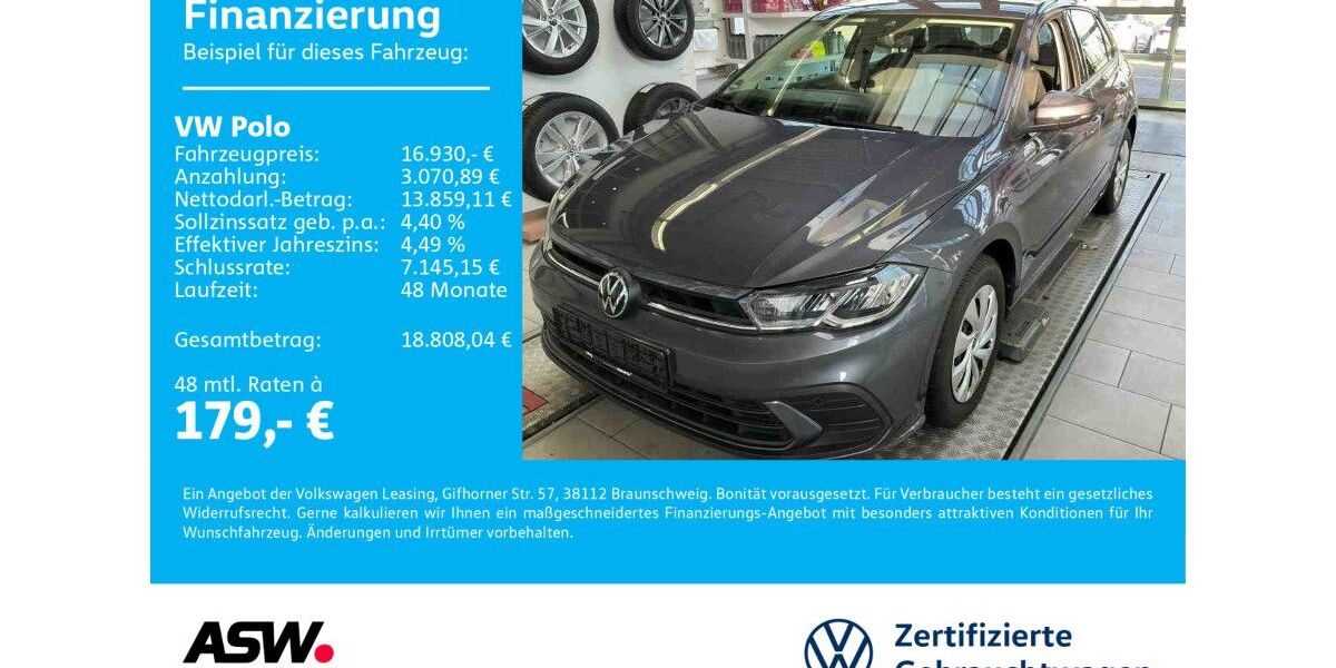 VW Polo 29.930 km 15.730 &euro; Bad Rappenau 74906