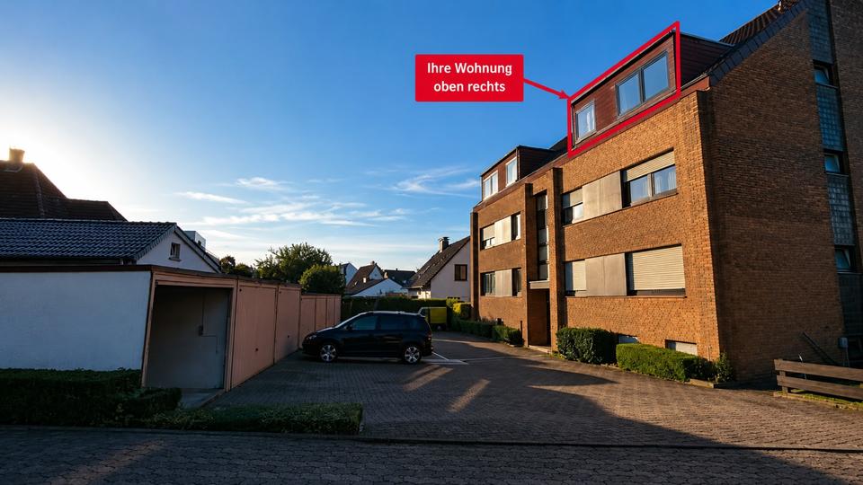 Dachgeschoßwohnung Bünde - 3 Zimmer, 78 m&sup2;, 199.000&euro; | Angebot:26865124