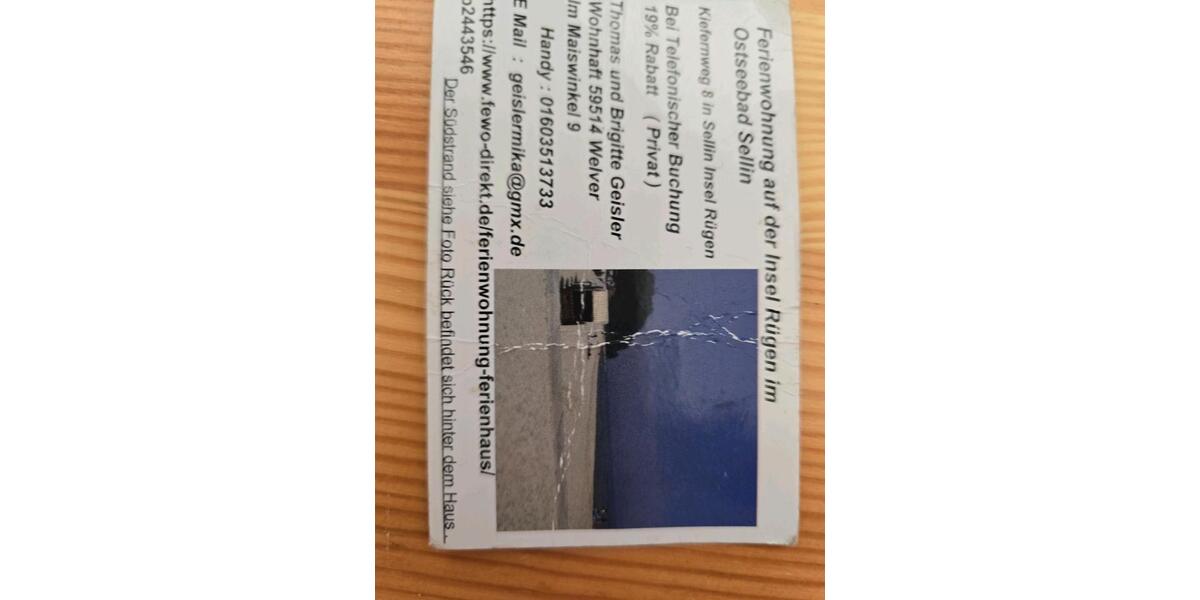 Sellin Rügen Eigentumswohnung Top Lage 2 zimmer