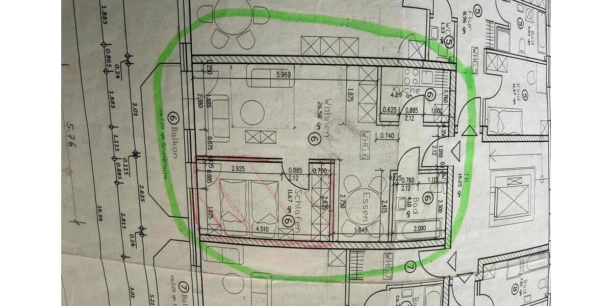 Etagenwohnung Gehrden - 2 Zimmer, 53 m&sup2;, 154.000&euro; | Angebot:26238909