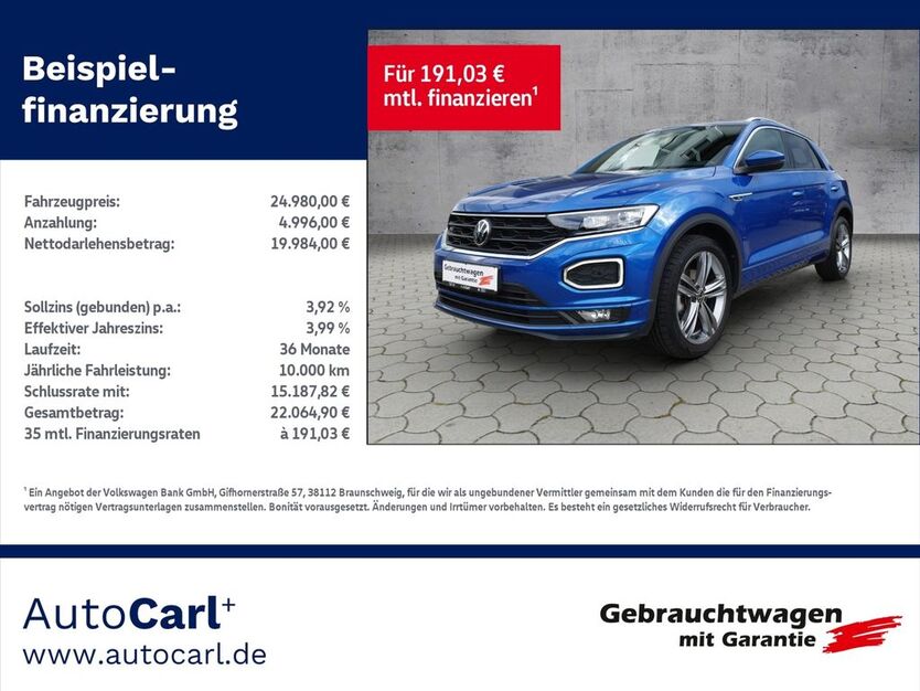 VW T-Roc 33.000 km 24.980 € Plauen 08527