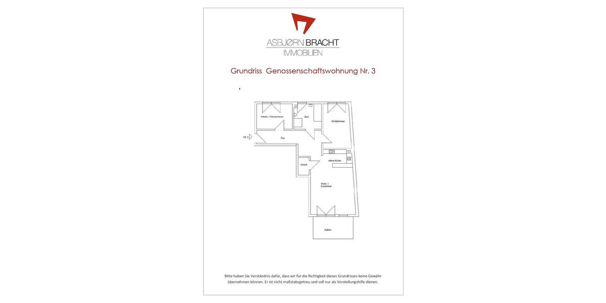 Etagenwohnung Rendsburg - 3 Zimmer, 81 m&sup2;, 75.000&euro; | Angebot:26881710