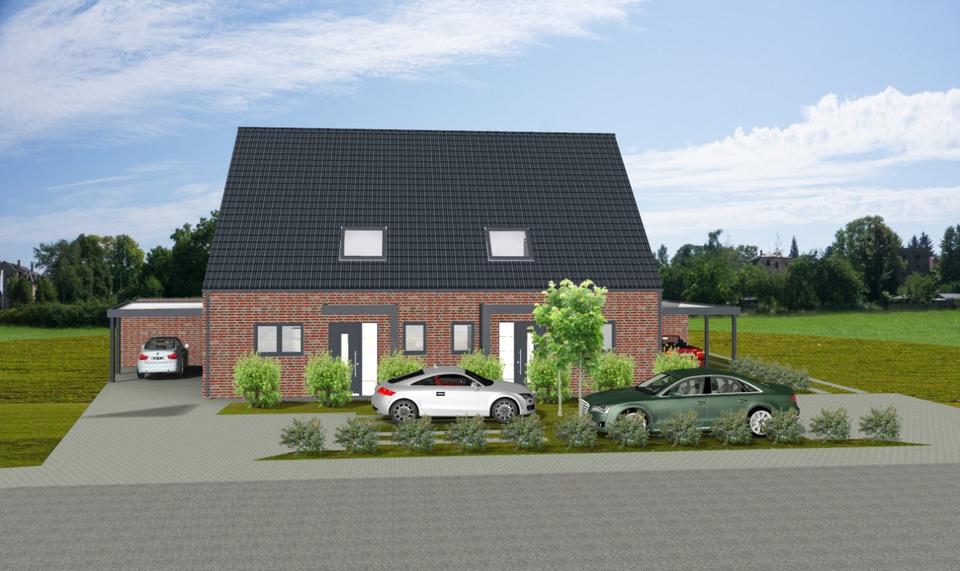 Moderne Doppelhaushälfte in Rheine – KfW 40 Neubau mit PV-Anlage 5 zimmer