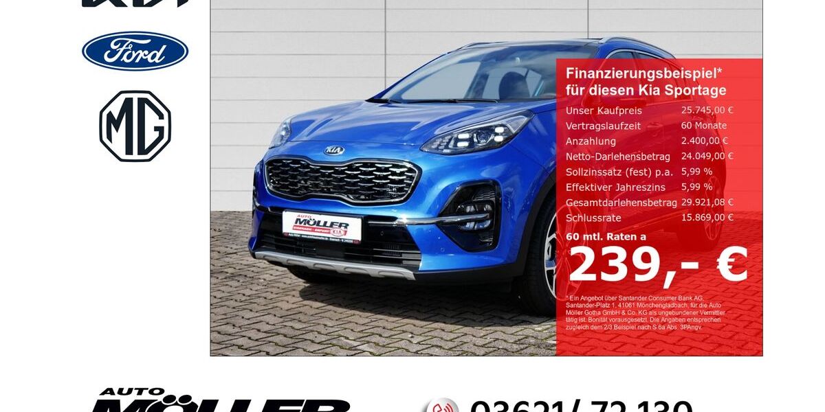 Kia Sportage 70.500 km 24.995 &euro; Gotha 99867