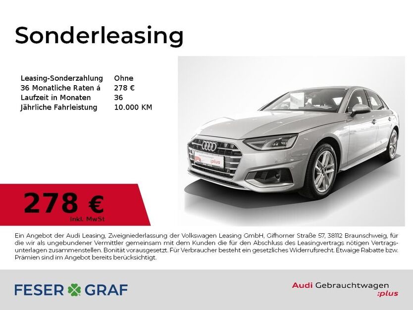 Audi A4 24.363 km 32.990 € Bernburg 06406