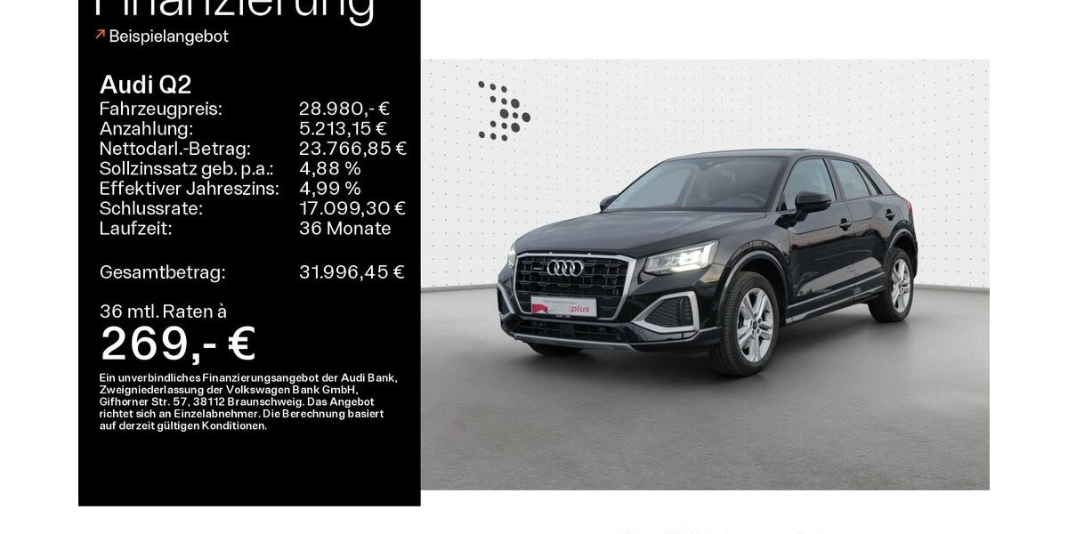 Audi Q2 48.296 km 28.980 &euro; Schweinfurt 97424