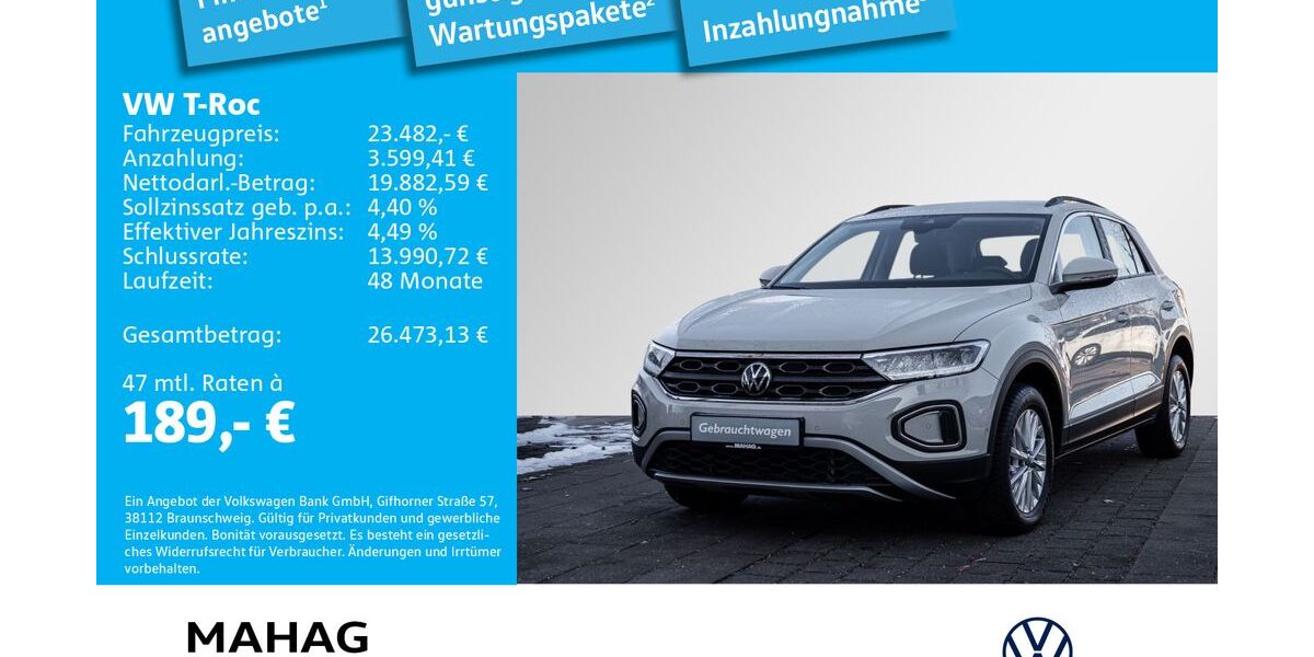 VW T-Roc 20.828 km 23.482 &euro; Ottobrunn 85521