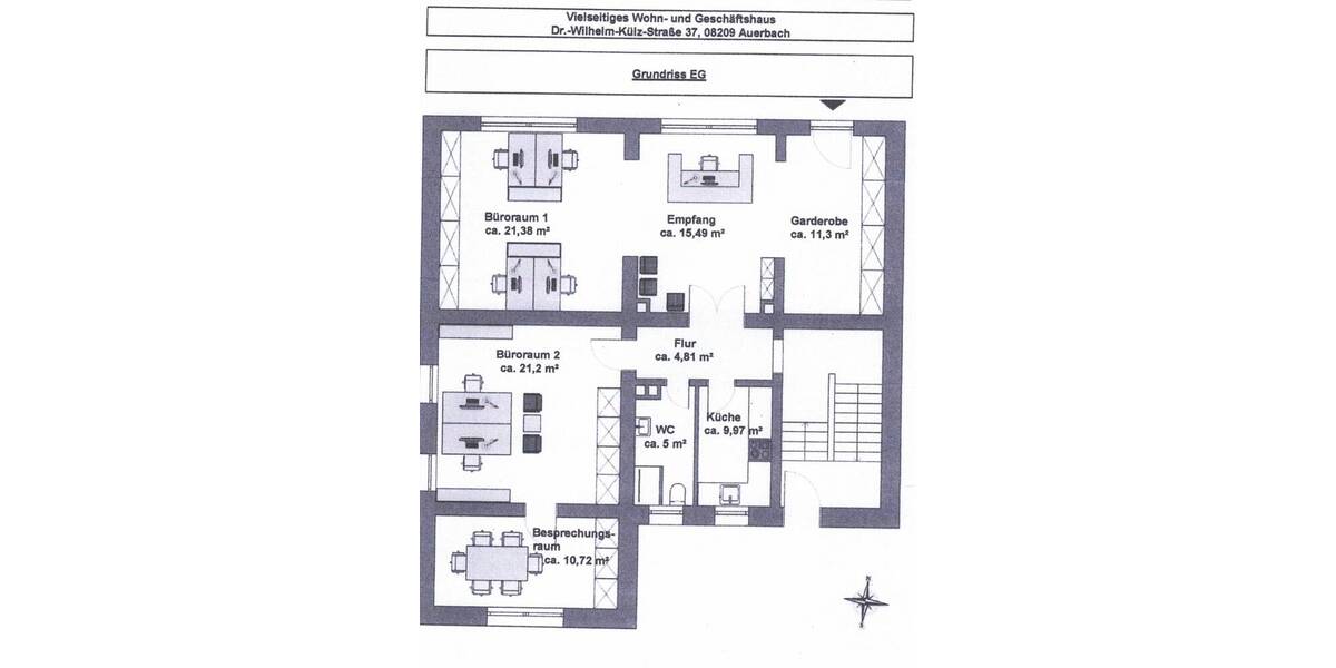 Mehrfamilienhaus, Wohnhaus Auerbach/Vogtland Auerbach - 1 Zimmer, 290 m&sup2;, 361.000&euro; | Angebot:26501149