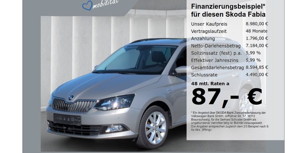 Skoda Fabia 139.785 km 8.980 &euro; Ruhstorf 94099