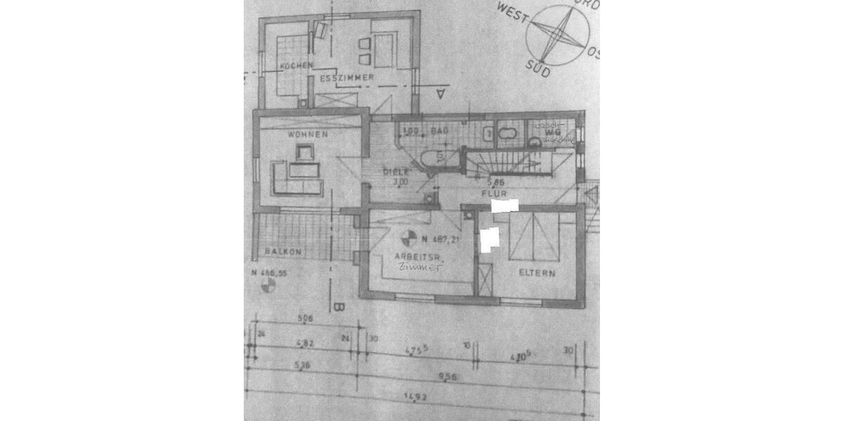 Etagenwohnung Erbach Ersingen - 3 Zimmer, 100 m&sup2;, 1.000&euro; | Angebot:24973933