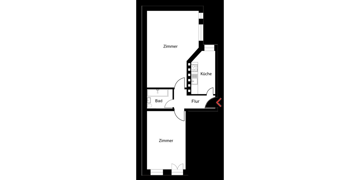 Etagenwohnung Berlin-Friedrichshain Friedrichshain - 2 Zimmer, 72 m&sup2;, 375.000&euro; | Angebot:26856113