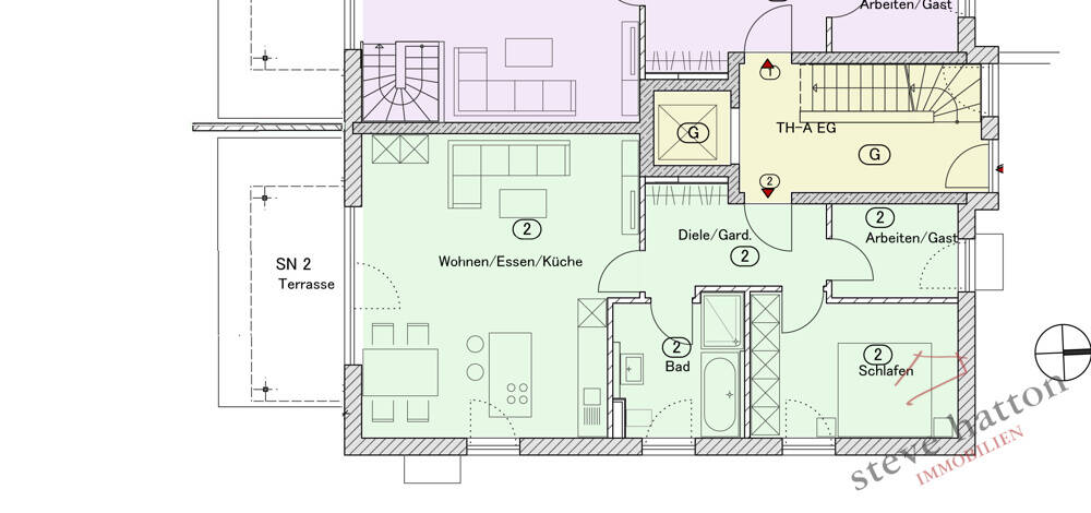 Etagenwohnung Lauingen Donau Lauingen - 3 Zimmer, 75 m&sup2;, 398.000&euro; | Angebot:25768360