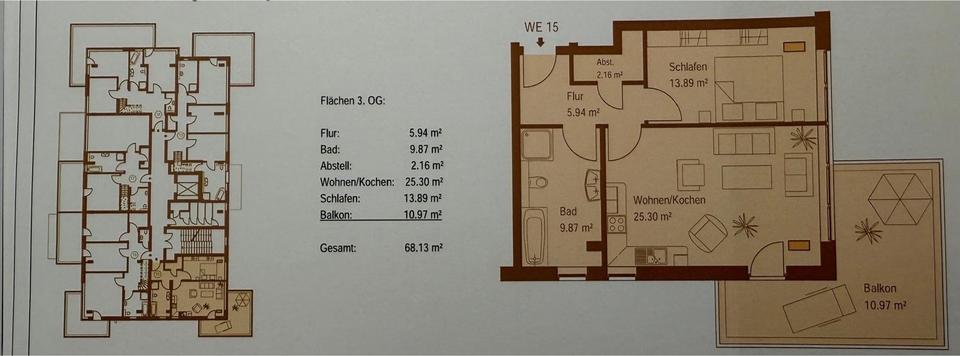 Attraktive 2-Zimmer-Wohnung mit großem Balkon EBK und Elbblick zimmer