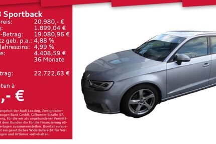 Audi A3 69.617 km 20.980 € Dresden 01169