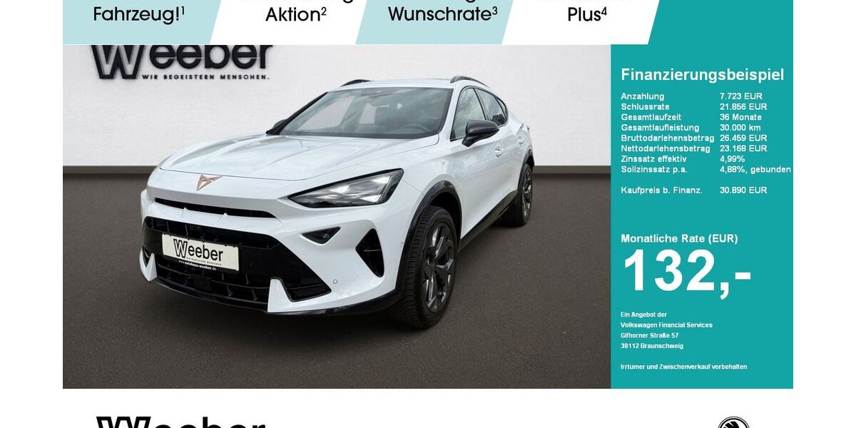 Cupra Formentor 21.400 km 30.690 € Weil der Stadt 71263