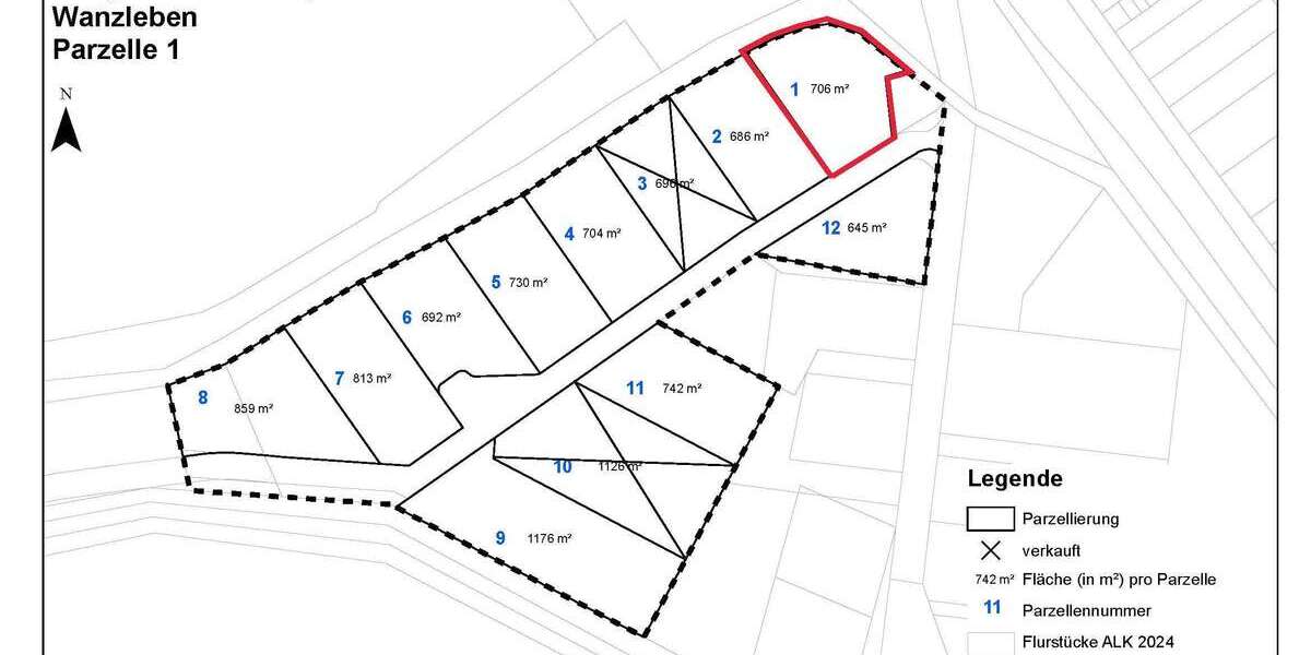 Grundstück zu verkaufen in Wanzleben-Börde 112.960 € 706 m² zimmer