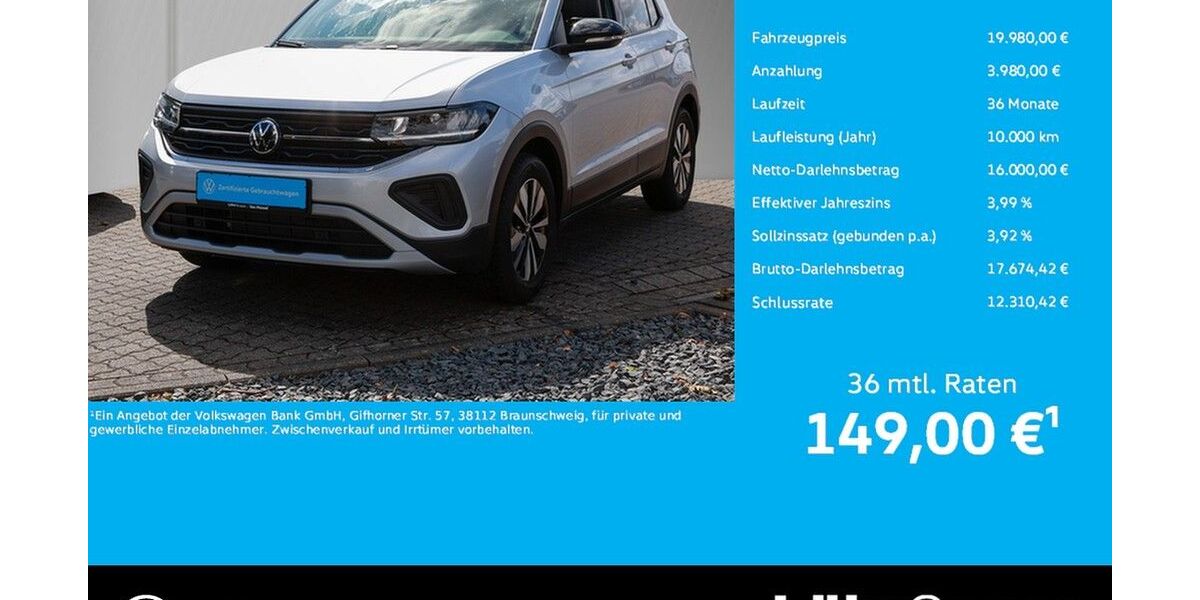 VW T-Cross 2.519 km 19.980 &euro; Neuwied 56564