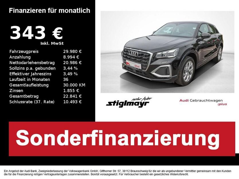 Audi Q2 18.761 km 29.980 € Pfaffenhofen 85276