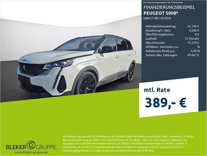 Peugeot 5008 26.747 km 38.990 € Münster - Amelsbüren 48163
