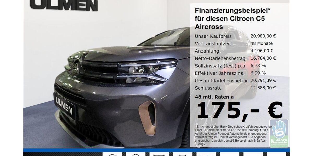 Citroen C5 Aircross 15.900 km 20.980 &euro; Düsseldorf 40233