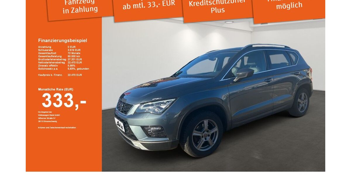 Seat Ateca 58.000 km 22.470 &euro; Lindenberg 88161