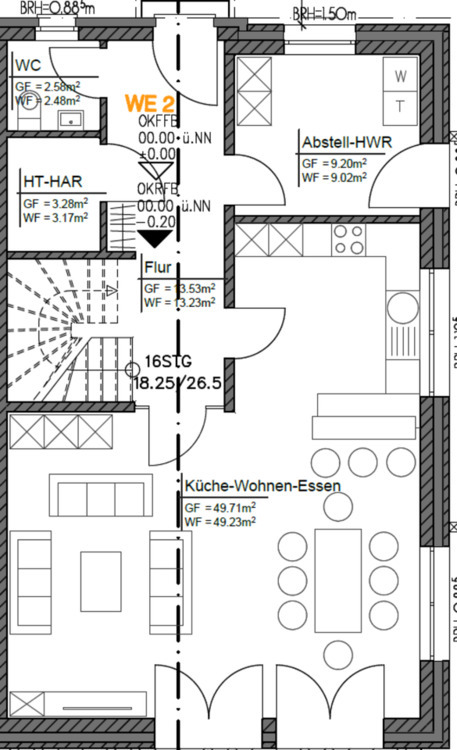 Moderne Doppelhaushälfte im Neubaugebiet mit Garten zimmer