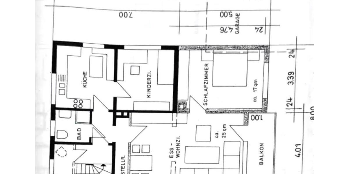 Etagenwohnung Eislingen (Fils) - 3 Zimmer, 72 m&sup2;, 1.450&euro; | Angebot:25477859