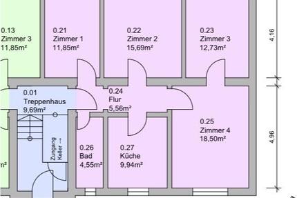Wohnung Bebra - 4 Zimmer, 80 m&sup2;, 750&euro; | Angebot:26413123
