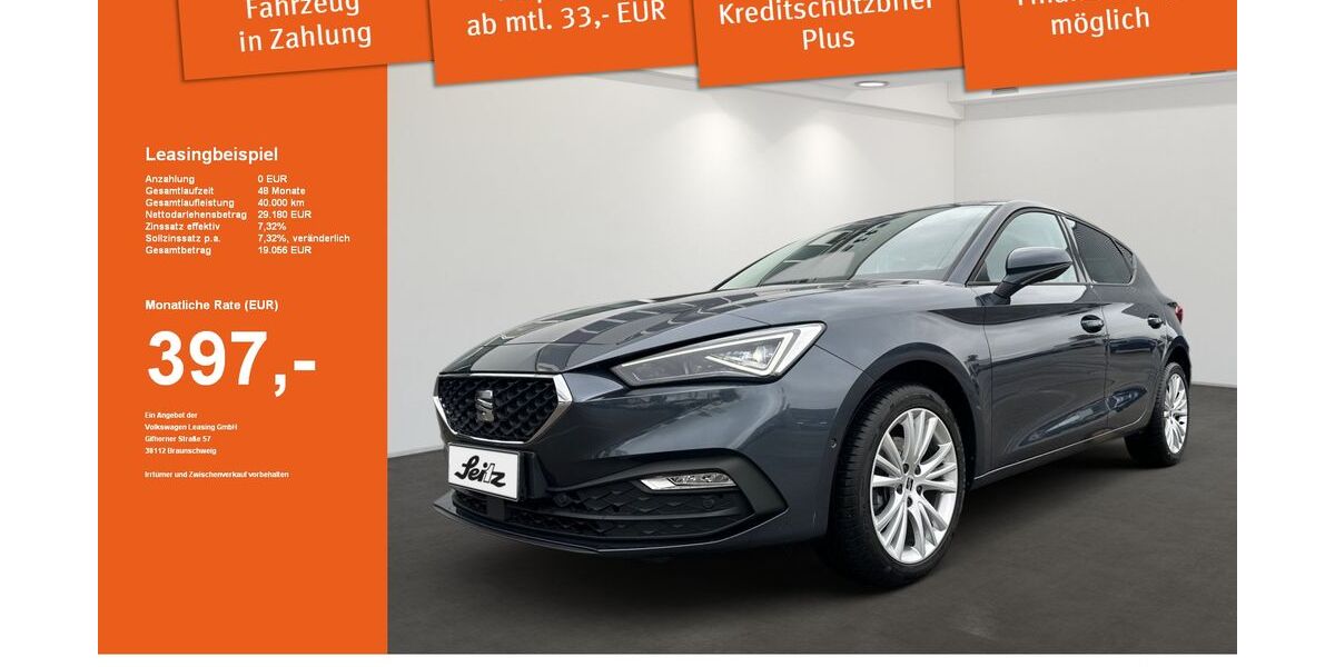 Seat Leon 8.350 km 26.520 &euro; Memmingen 87700