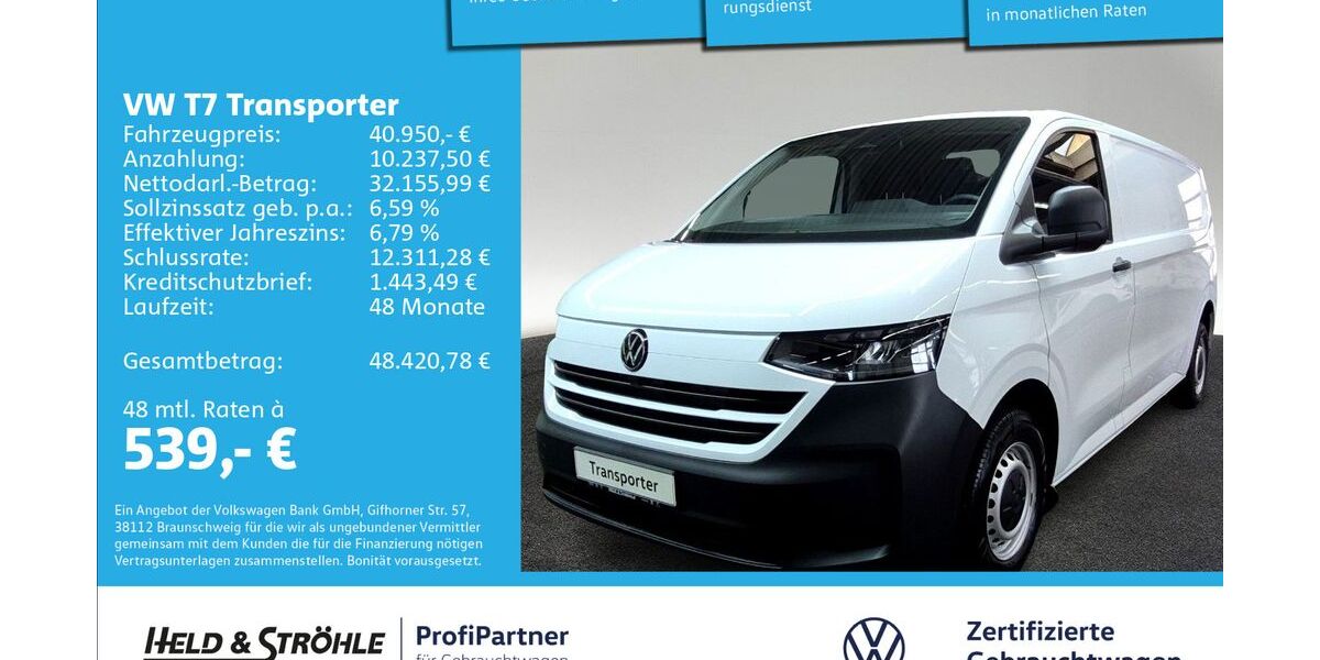 VW T7 Transporter 6.001 km 37.950 &euro; Ulm 89079