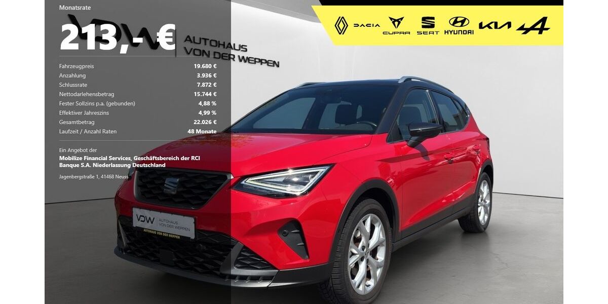 Seat Arona 16.950 km 19.480 &euro; Oberschopfheim 77948