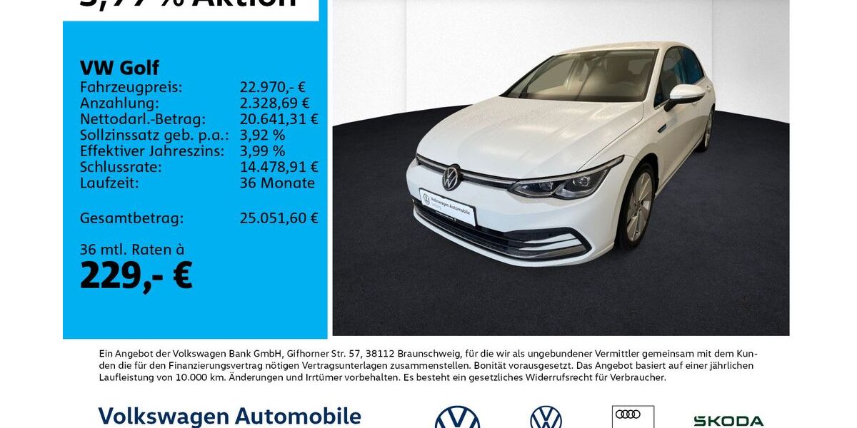 VW Golf 46.358 km 22.470 &euro; Leipzig 04277