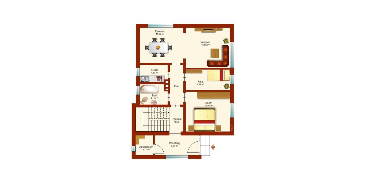 Mehrfamilienhaus, Wohnhaus Kirchlinteln-Luttum Luttum - 6 Zimmer, 126 m&sup2;, 299.000&euro; | Angebot:26434019