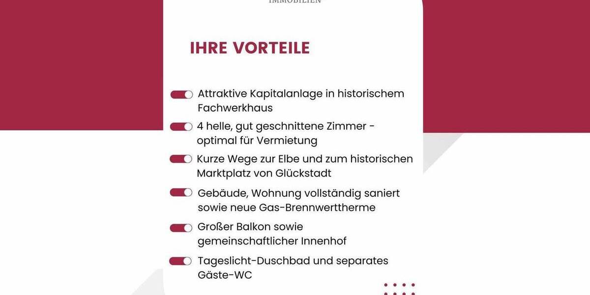 Etagenwohnung Glückstadt - 4 Zimmer, 103 m&sup2;, 198.000&euro; | Angebot:26910428