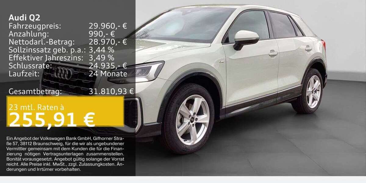 Audi Q2 4.233 km 29.960 &euro; Remscheid 42897