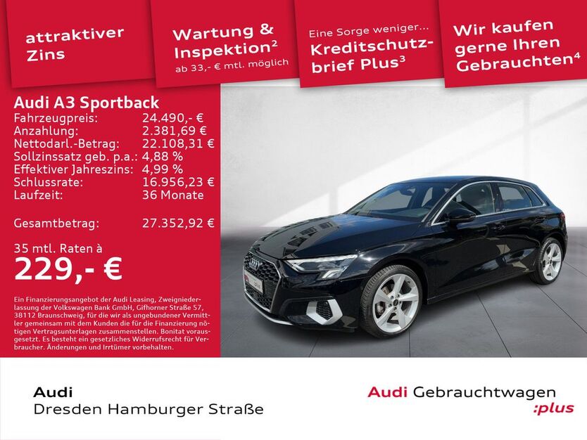 Audi A3 32.064 km 23.890 € Dresden 01067